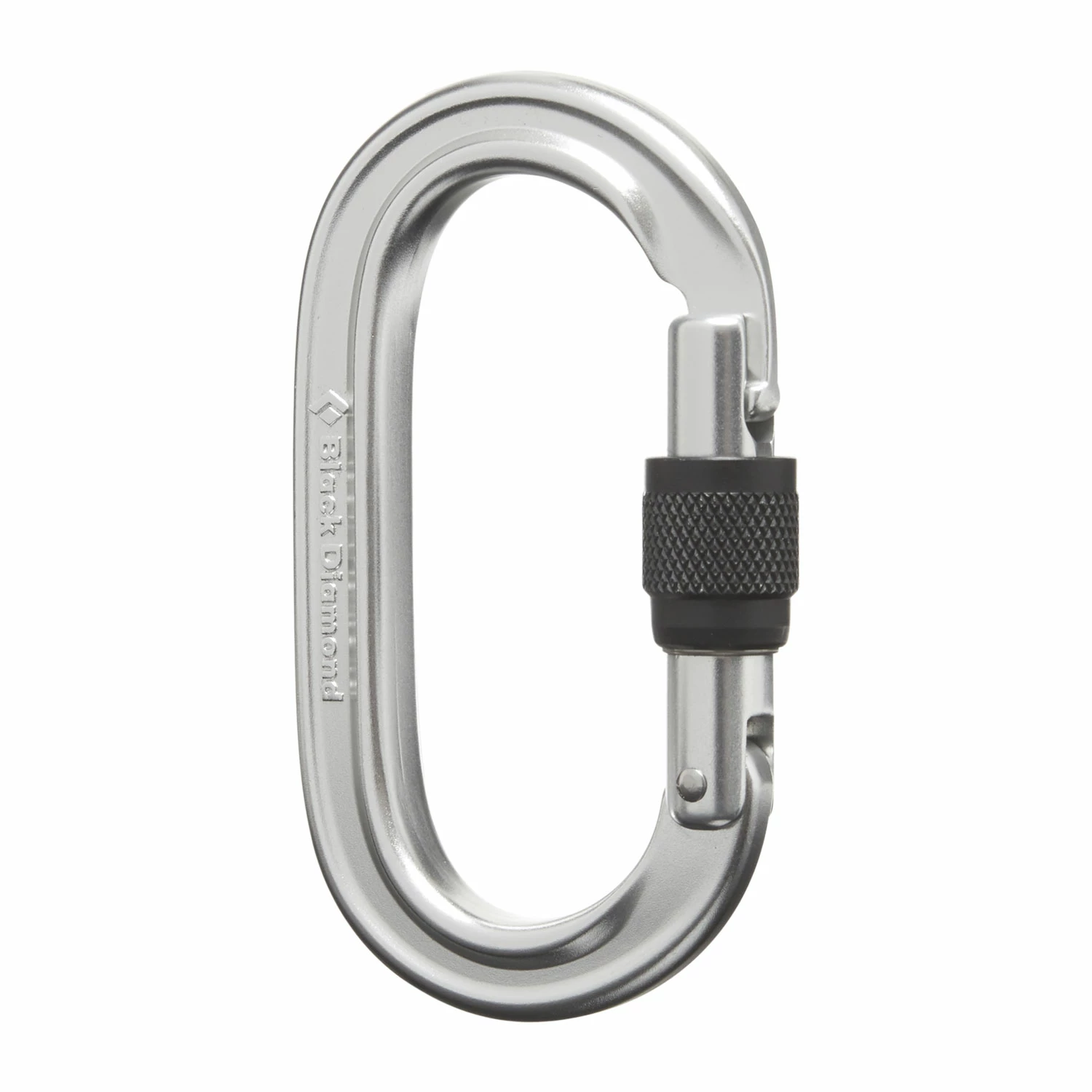 Black Diamond Oval Screwgate Carabiner - Image 2