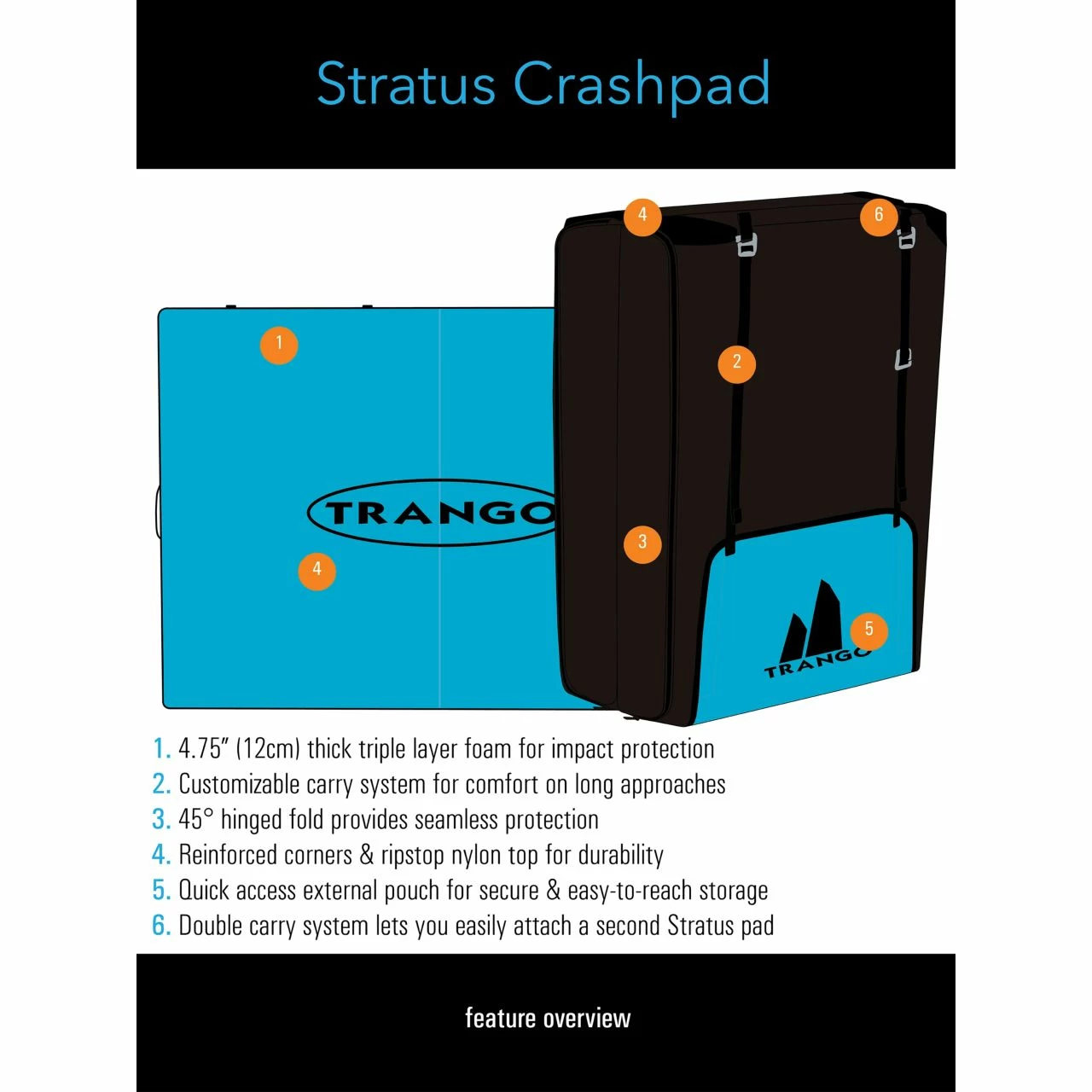 Trango Stratus Bouldering Pad - Image 3